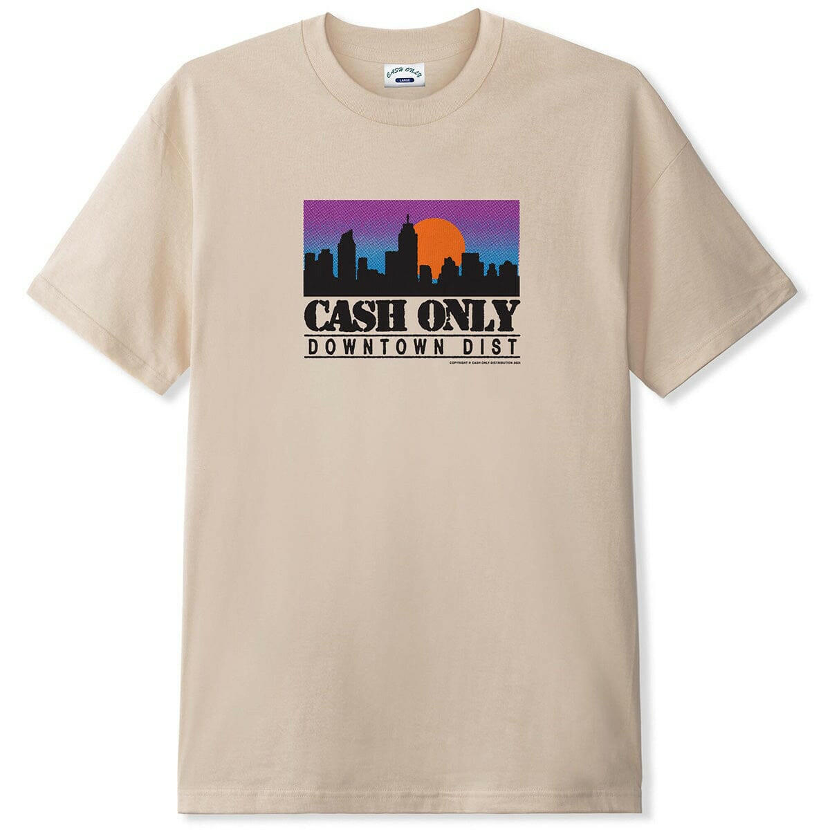 Cash Only - Skyline Tee Sand.