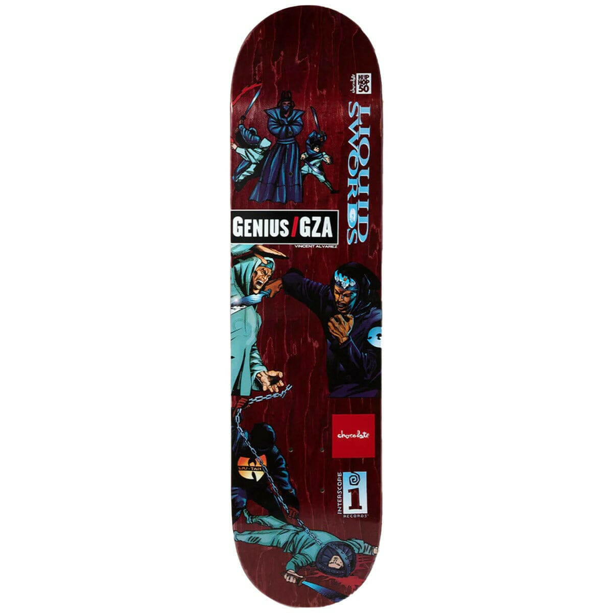 Chocolate - Vincent Alvarez Liquid 8.0 Skateboard Deck.