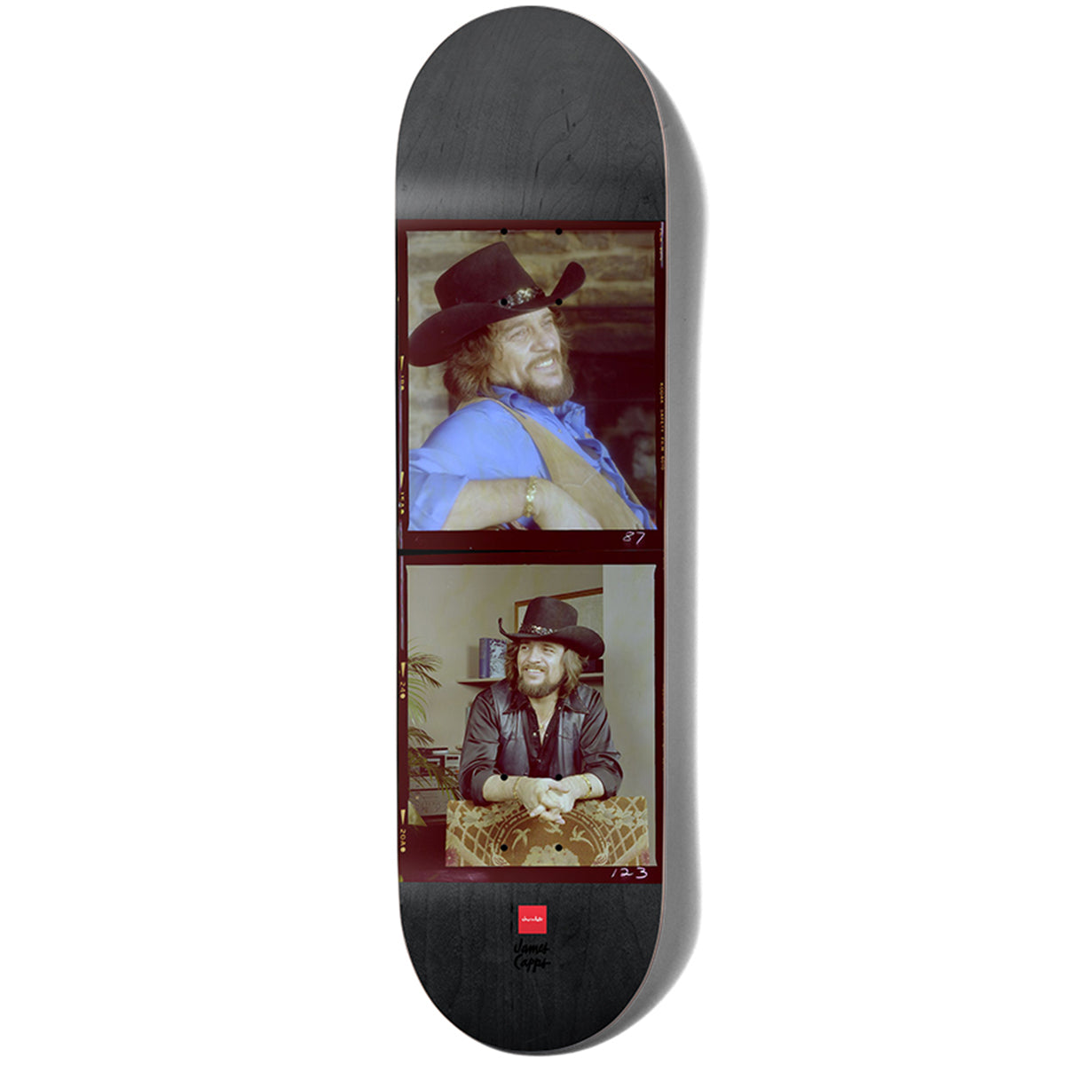 Chocolate - James Capps Waylon Jennings 8.5 Skateboard Deck