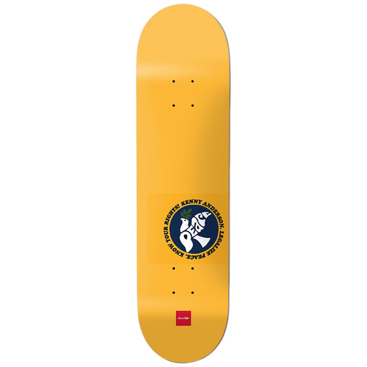 Chocolate Kenny Anderson Know Your Rights 8.0 Skateboard Deck