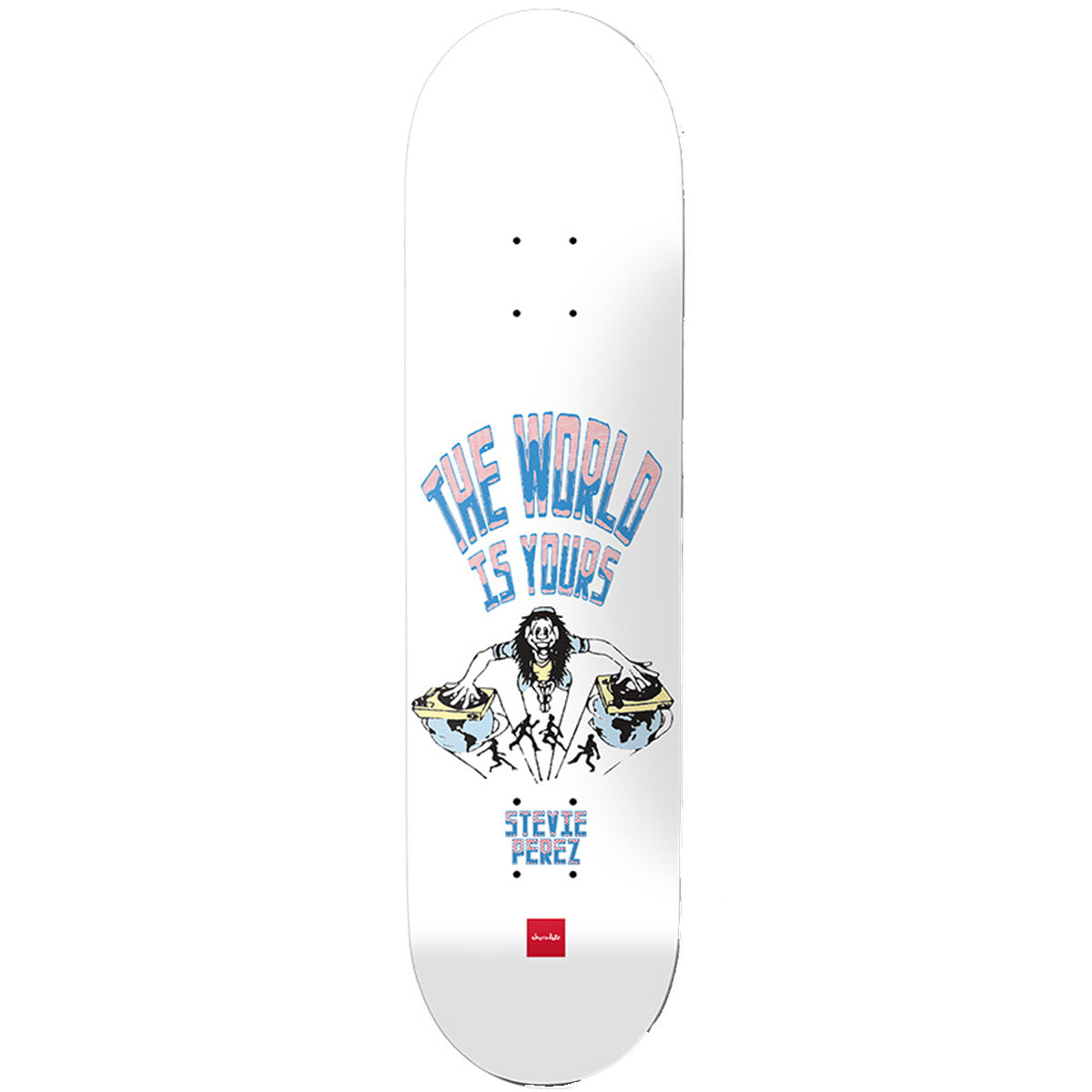 Chocolate Stevie Perez World Is Yours 8.4 Skateboard Deck