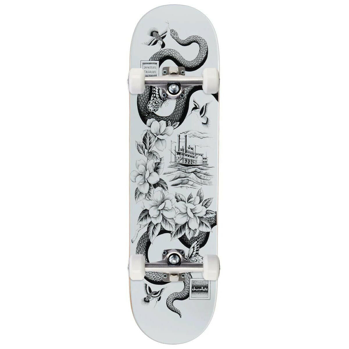 Chocolate - Jordan Trahan Bayou 7.75 Complete Skateboard.