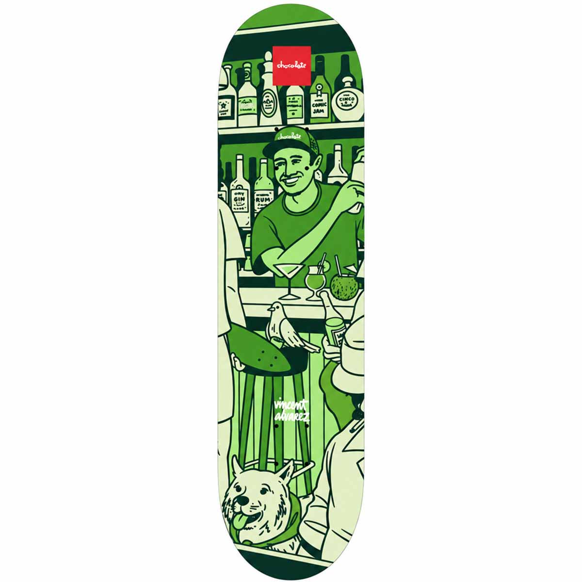 Chocolate - Vincent Alvarez Bar Series III 8.25 Skateboard Deck