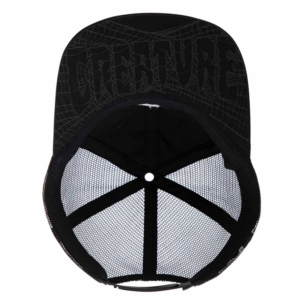 Creature Bonehead Flame Trucker Greasy Black Inside
