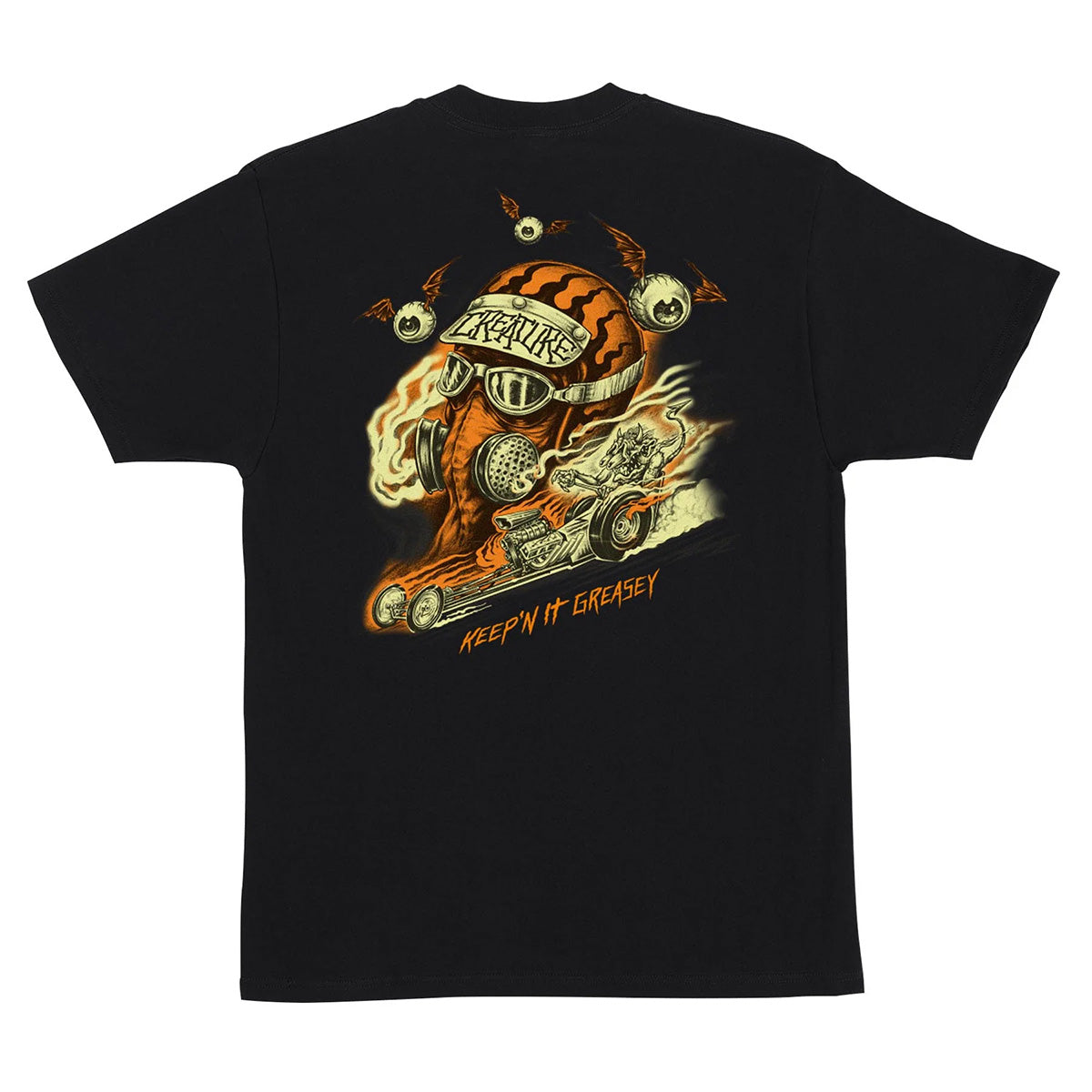 Creature - Crash and Burn Tee Black.