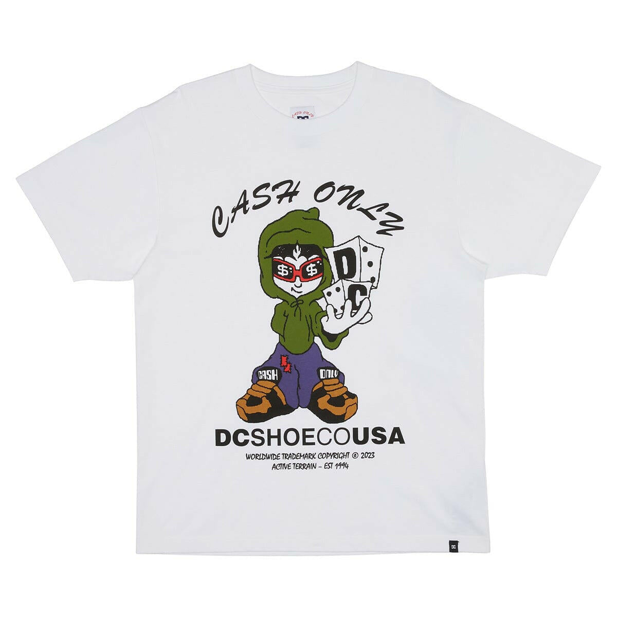 DC - X Cash Only Tee White.