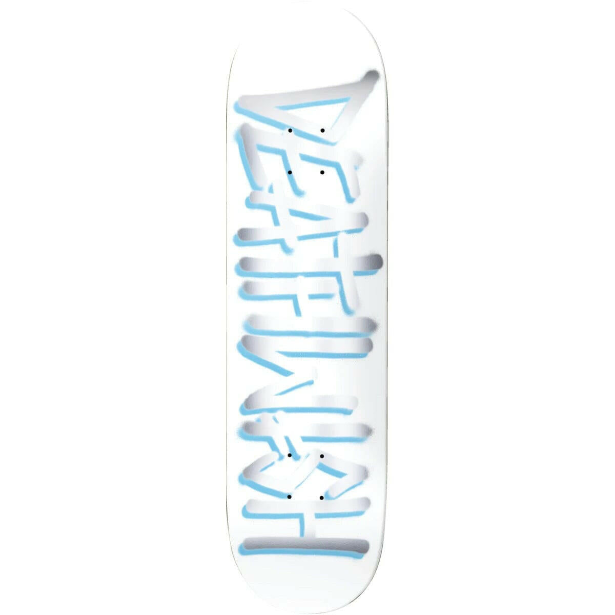 Deathwish - Deathspray Silver/White 8.25 Skateboard Deck.