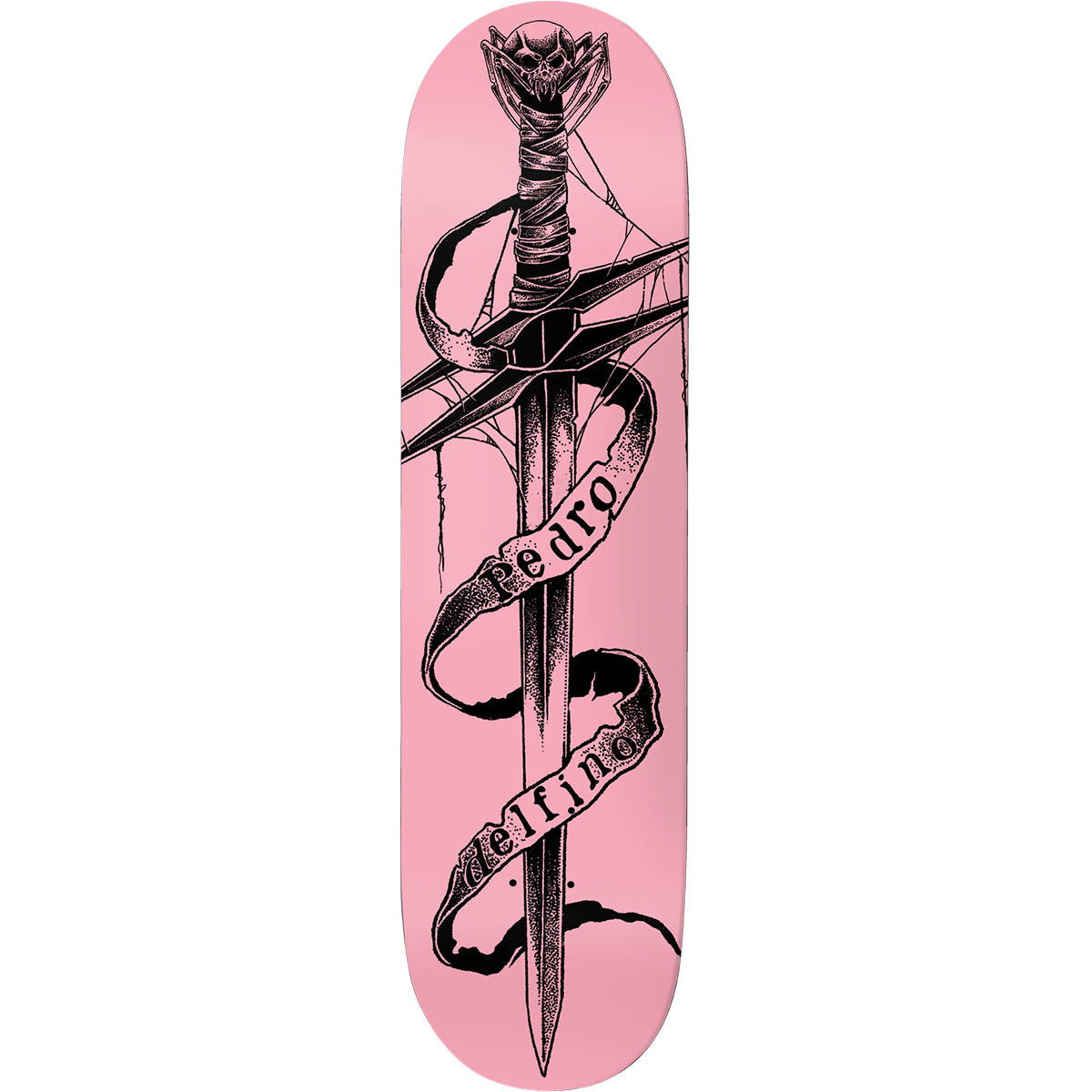 Deathwish - Pedro Delfino Rosefyre 8.5 Skateboard Deck.