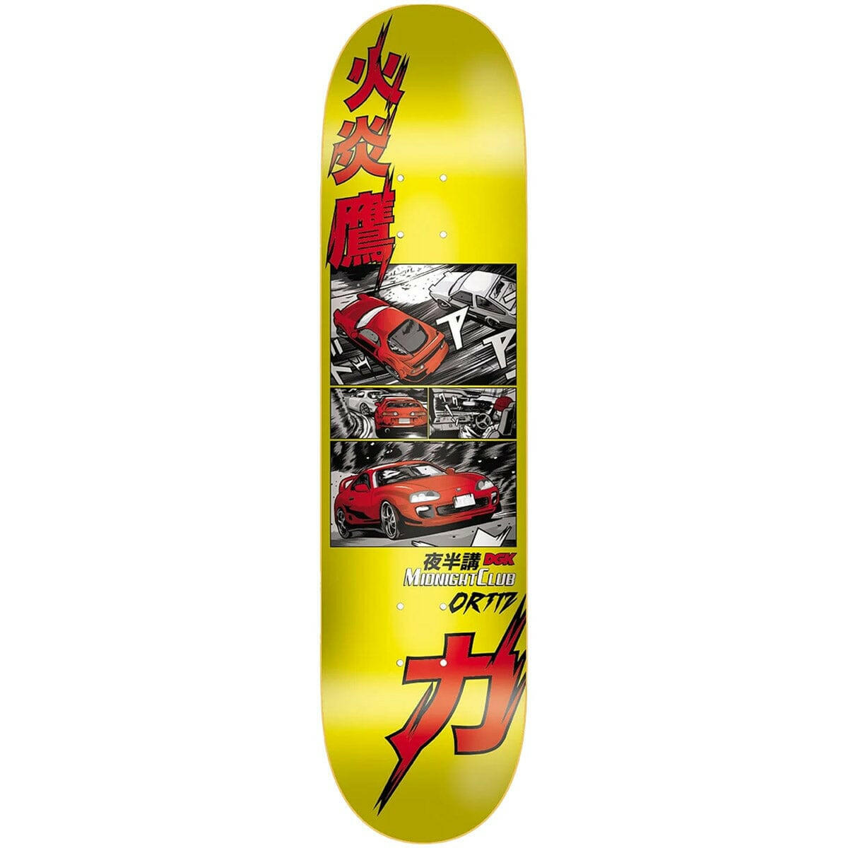 DGK - Chaz Ortiz Midnight Club 8.1 Skateboard Deck.