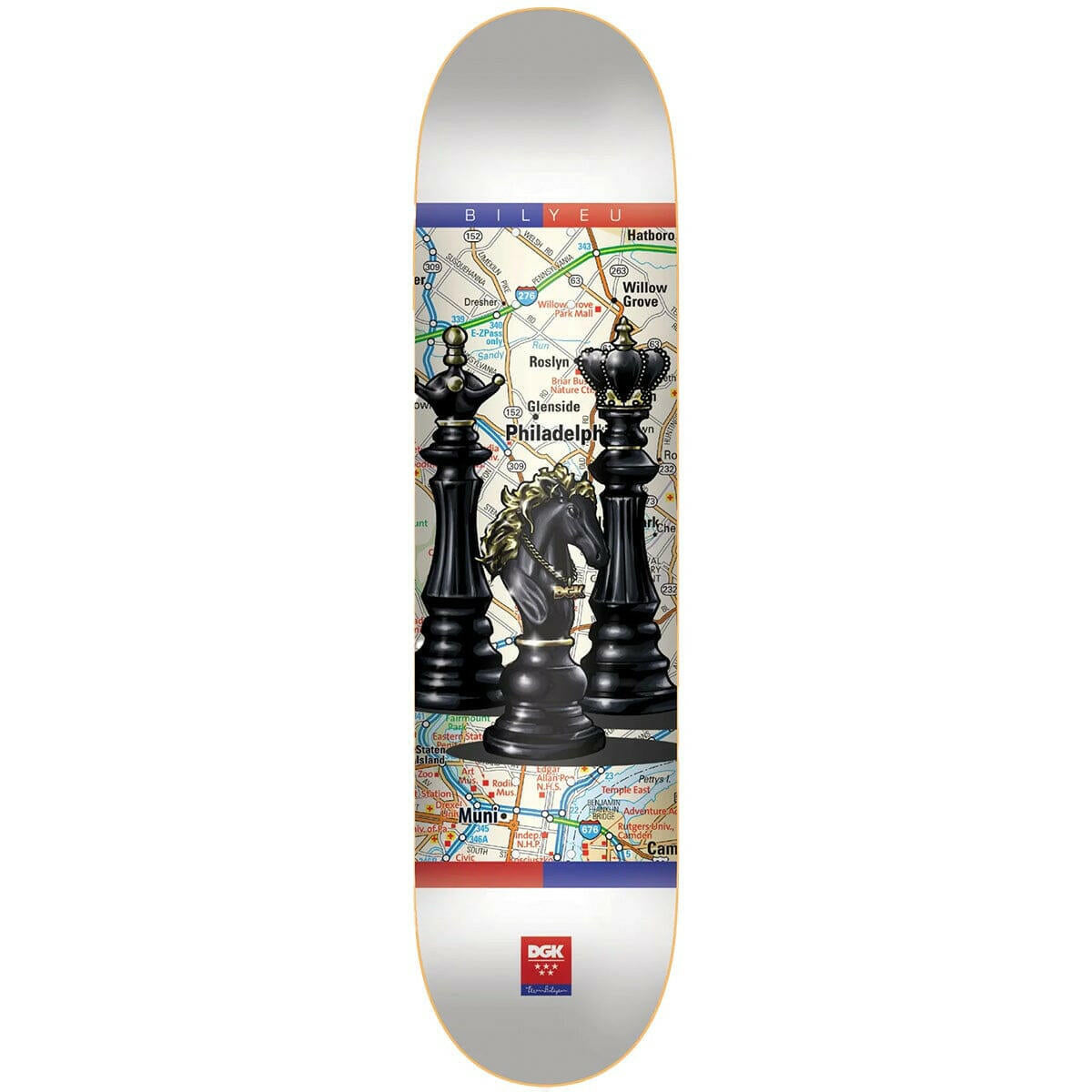 DGK - Kevin Bilyeu Strategies 8.0 Skateboard Deck.