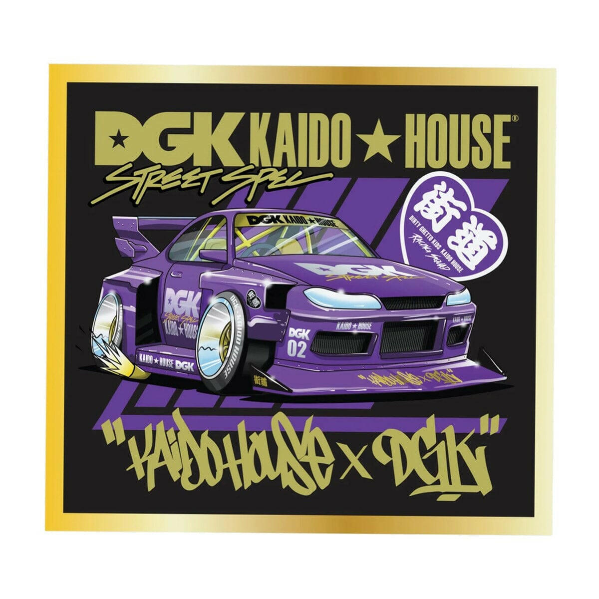 DGK - Roulette Racer 3.5" Sticker.