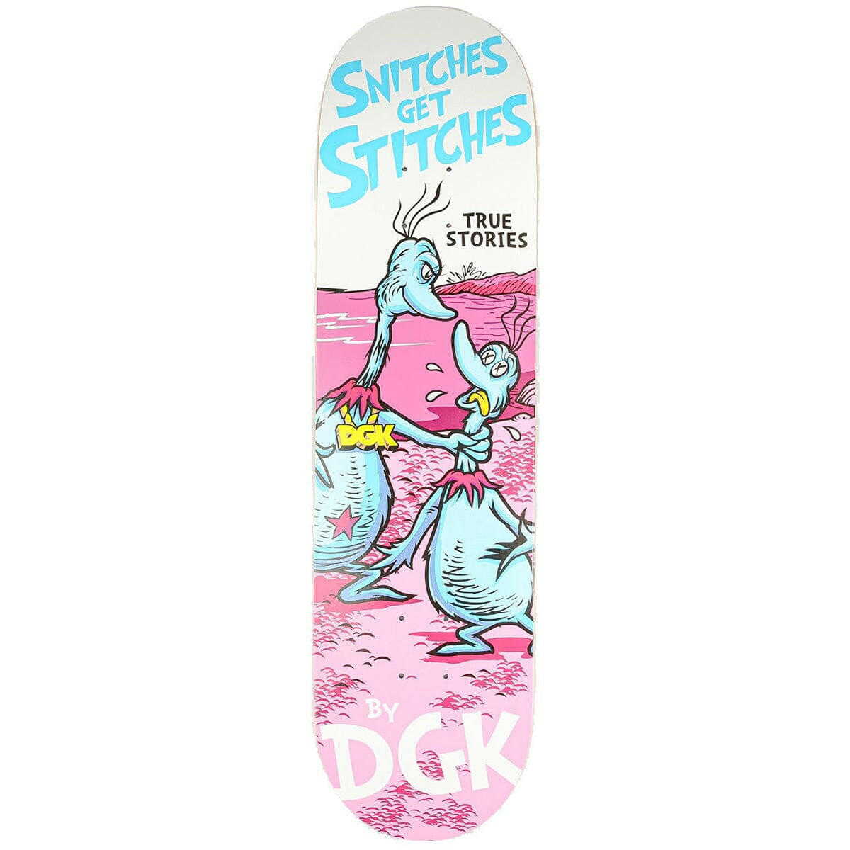 DGK - Stitches 8.25 Skateboard Deck.