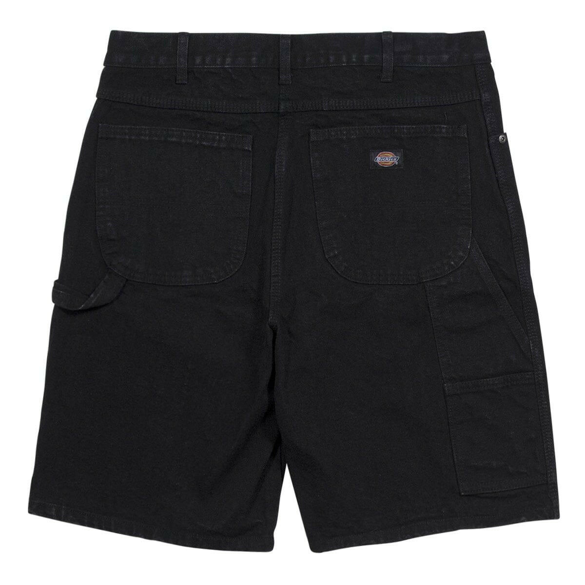 Dickies - 11" Relaxed Fit Carpenter Denim Shorts Rinsed Black.