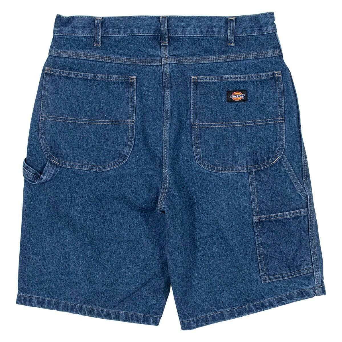Dickies - 11" Relaxed Fit Carpenter Denim Shorts Stone Washed Indigo.