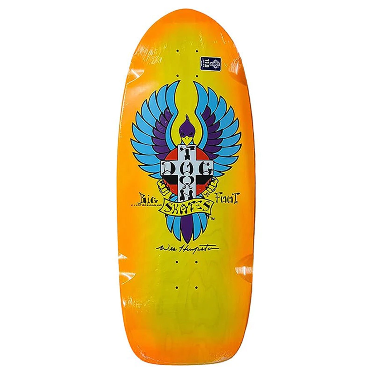 Dogtown Big Foot OG 70's Rider 11.875 Reissue Skateboard Deck