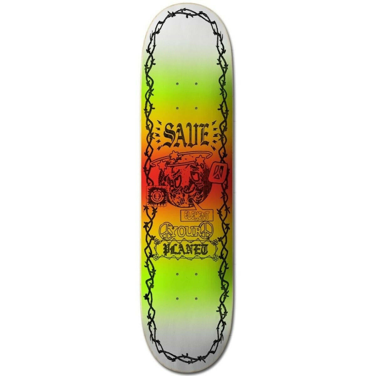 Element - Planet Save 8.5 Skateboard Deck.