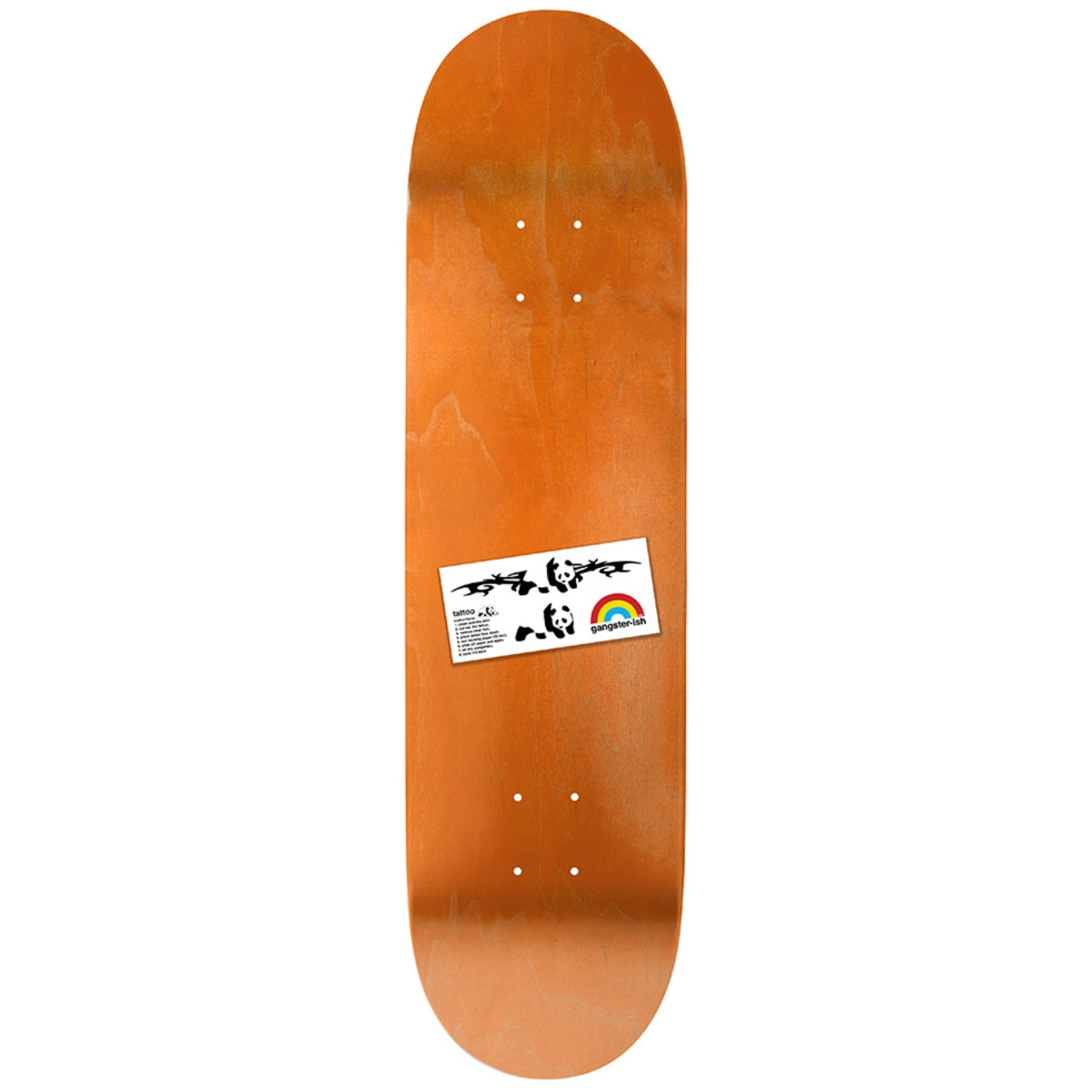 Enjoi Louie Barletta Bondage 8.5 Skateboard Deck Pink - top/reverse view