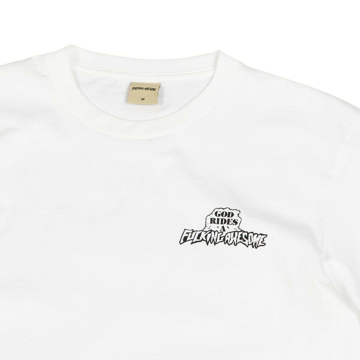 Fucking Awesome - God Rides FA Tee White.