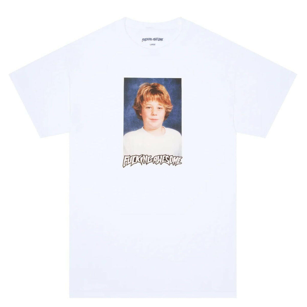 【FUCKING AWESOME】 JAKE ANDERSON CLASS PHOTO TEE WHITE Fucking Awesome Jake Anderson Class Photo Tee White