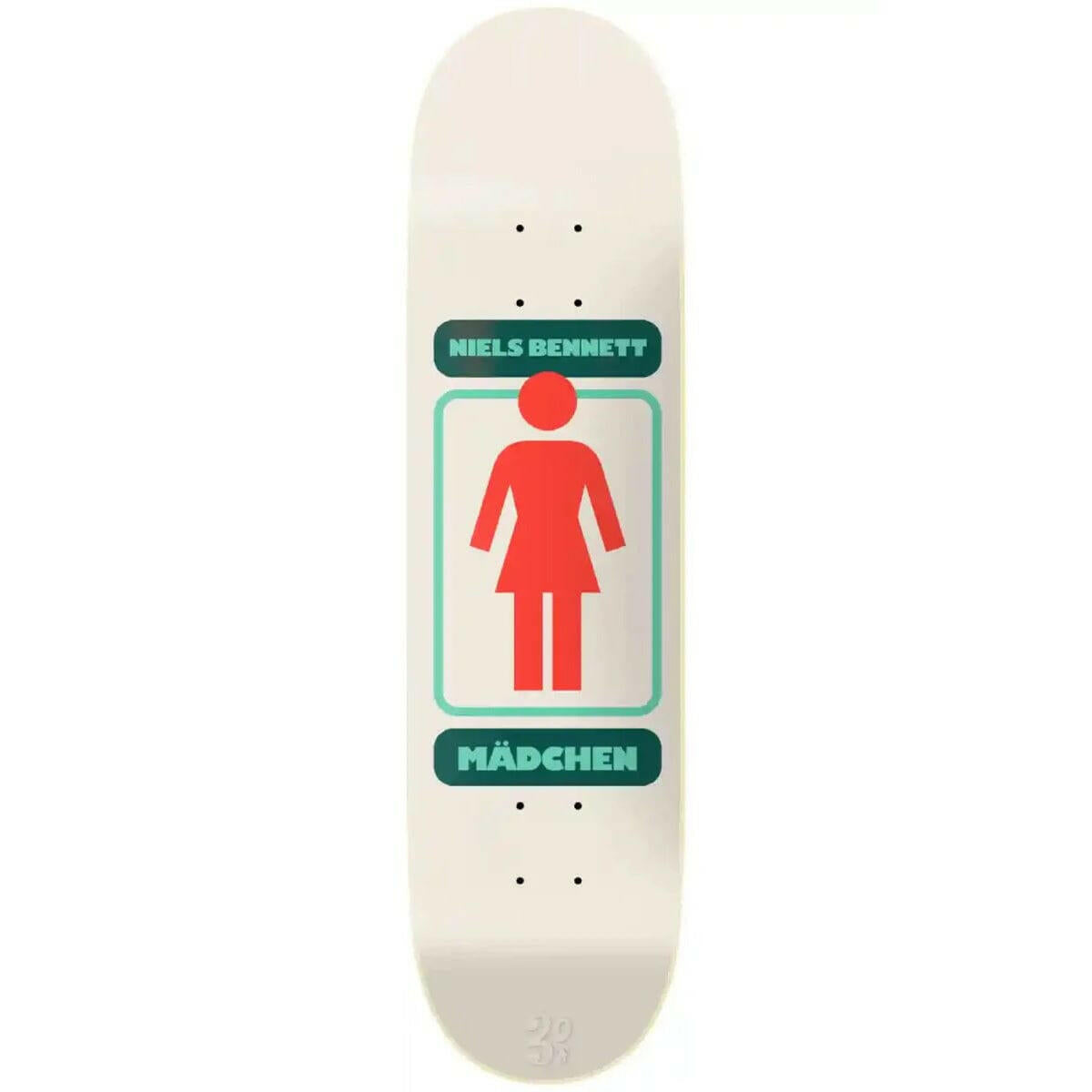 Girl - Niels Bennett 93 Til Twin 8.25 Skateboard Deck.