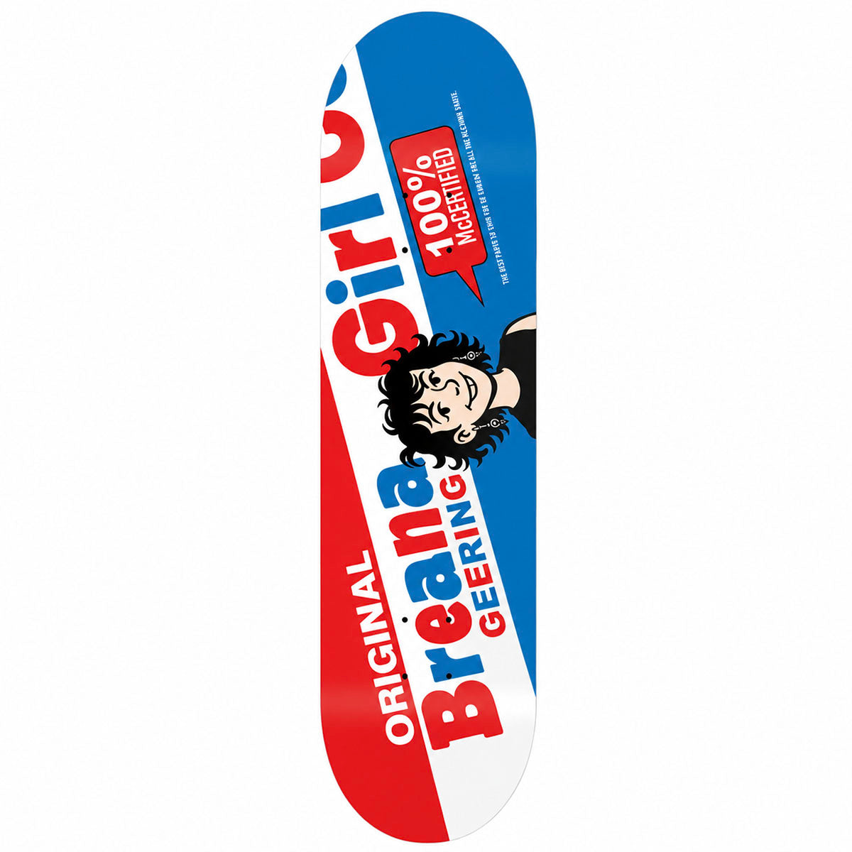 Girl - Breana Geering Bubble Gum 8.0 Skateboard Deck