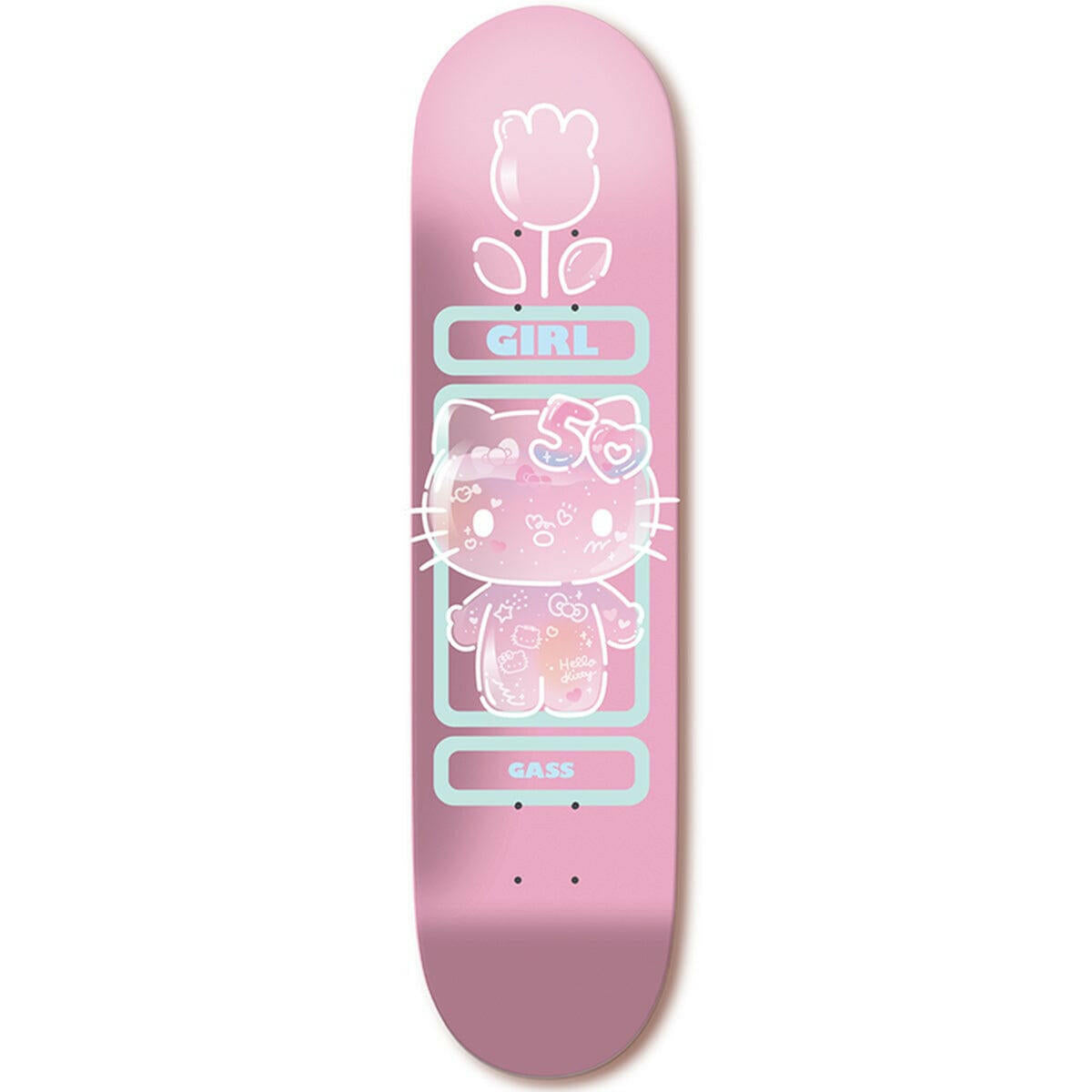 Girl - Griffin Gass Hello Kitty 50th 8.125 Skateboard Deck.