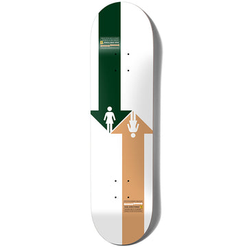 Girl Rick McCrank Dual Directional 8.25 Skateboard Deck