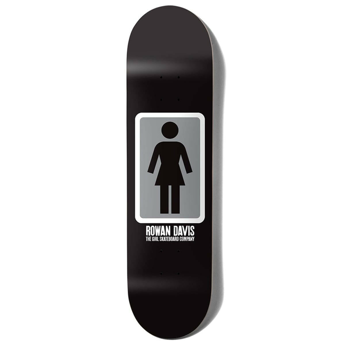 Girl - Rowan Davis OG Black White 7.75 Skateboard Deck.