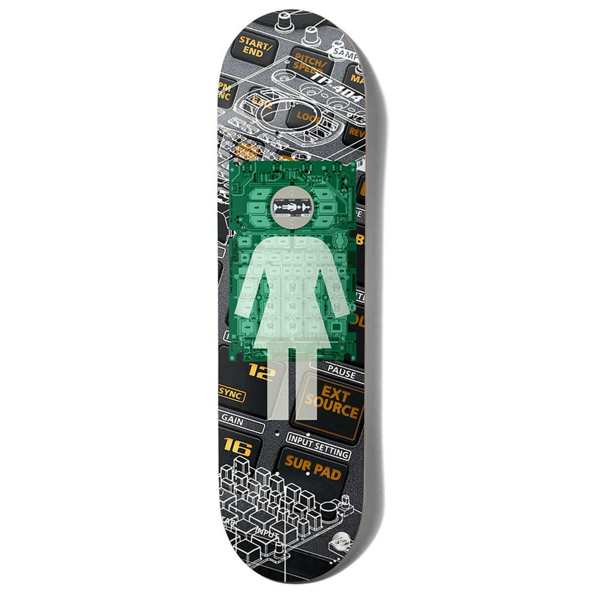 Girl - Tyler Pacheco TP404 8.375 Skateboard Deck.