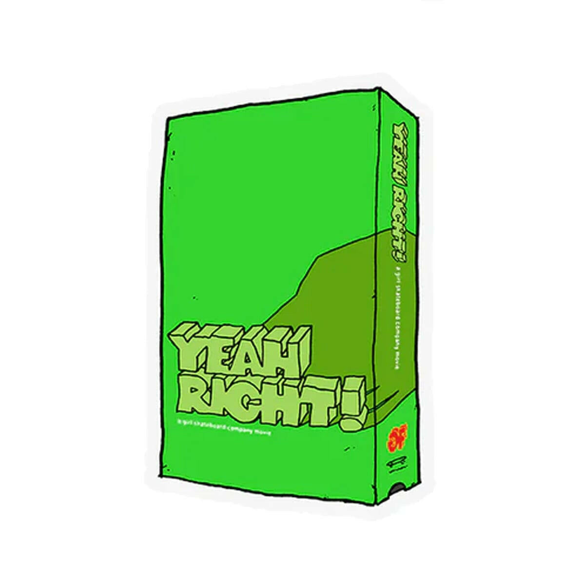 Girl - Yeah Right VHS 4" Sticker.