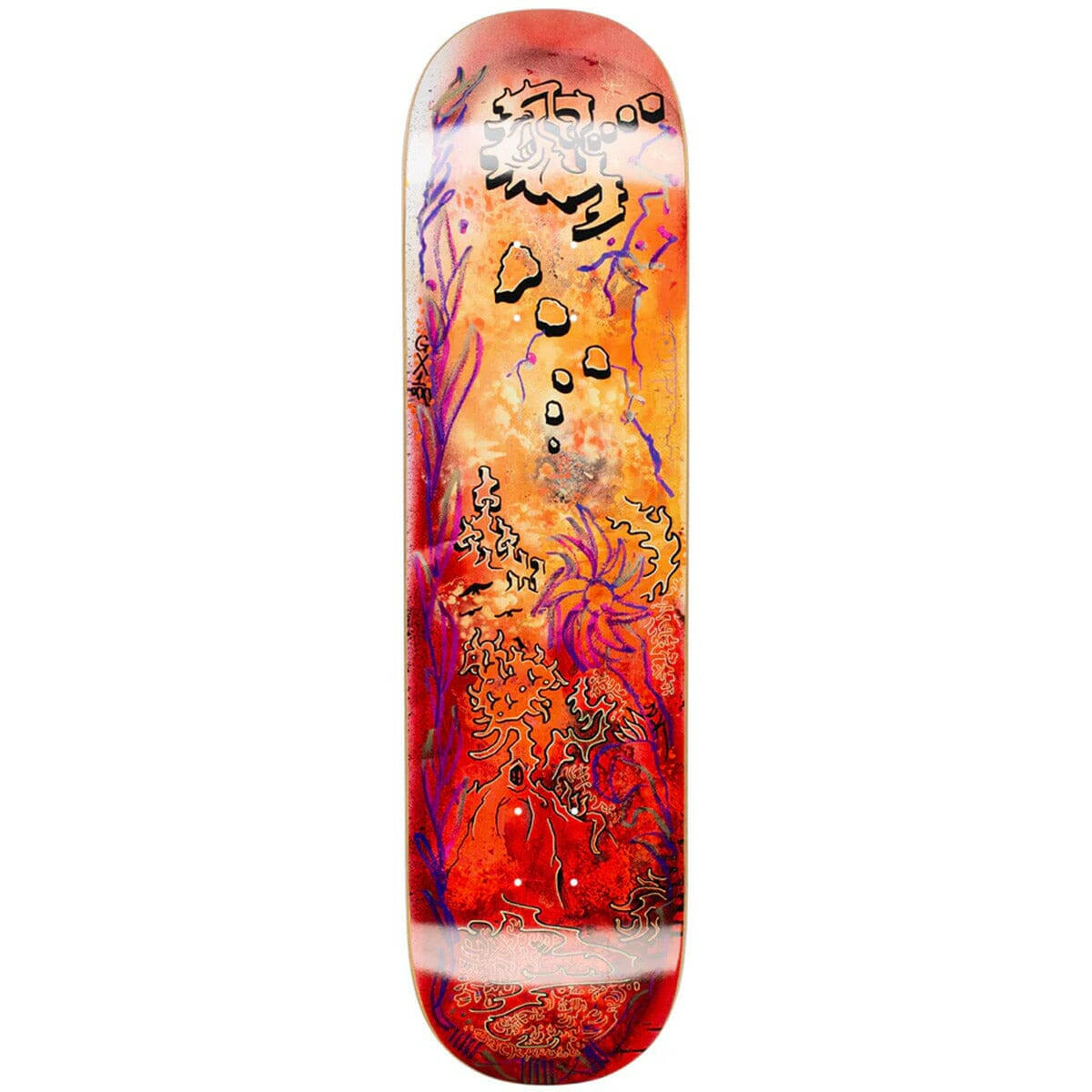 GX1000 - Zack Krull Seeing Sherbert 8.25 Skateboard Deck.