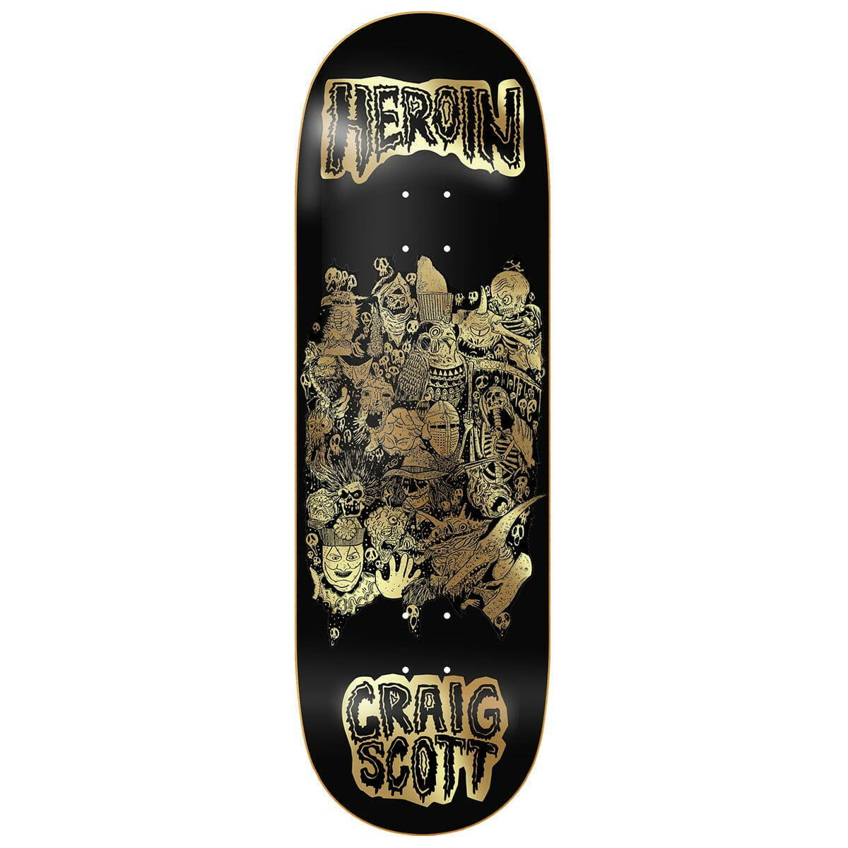 Heroin - Craig Questions Allegory of Fear 10.0 Skateboard Deck.