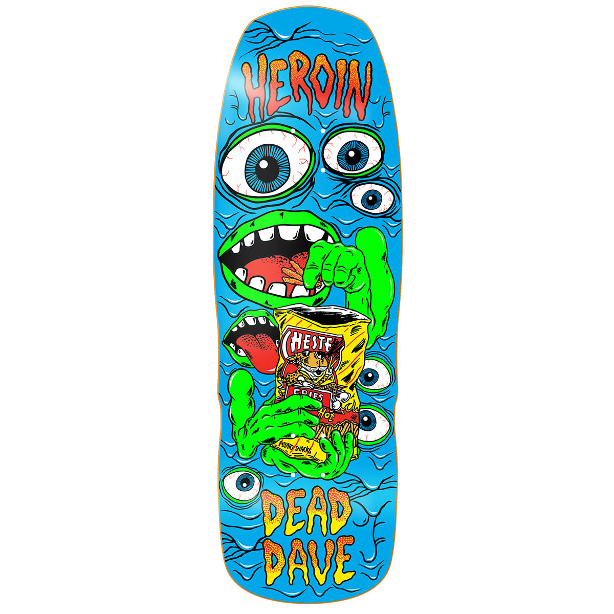 Heroin - Dead Dave Mutate Or Die 10.1 Skateboard Deck.