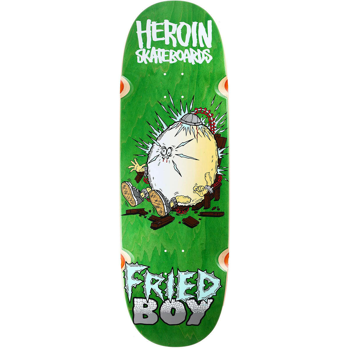 Heroin - Fried Boy 10.4 Skateboard Deck.