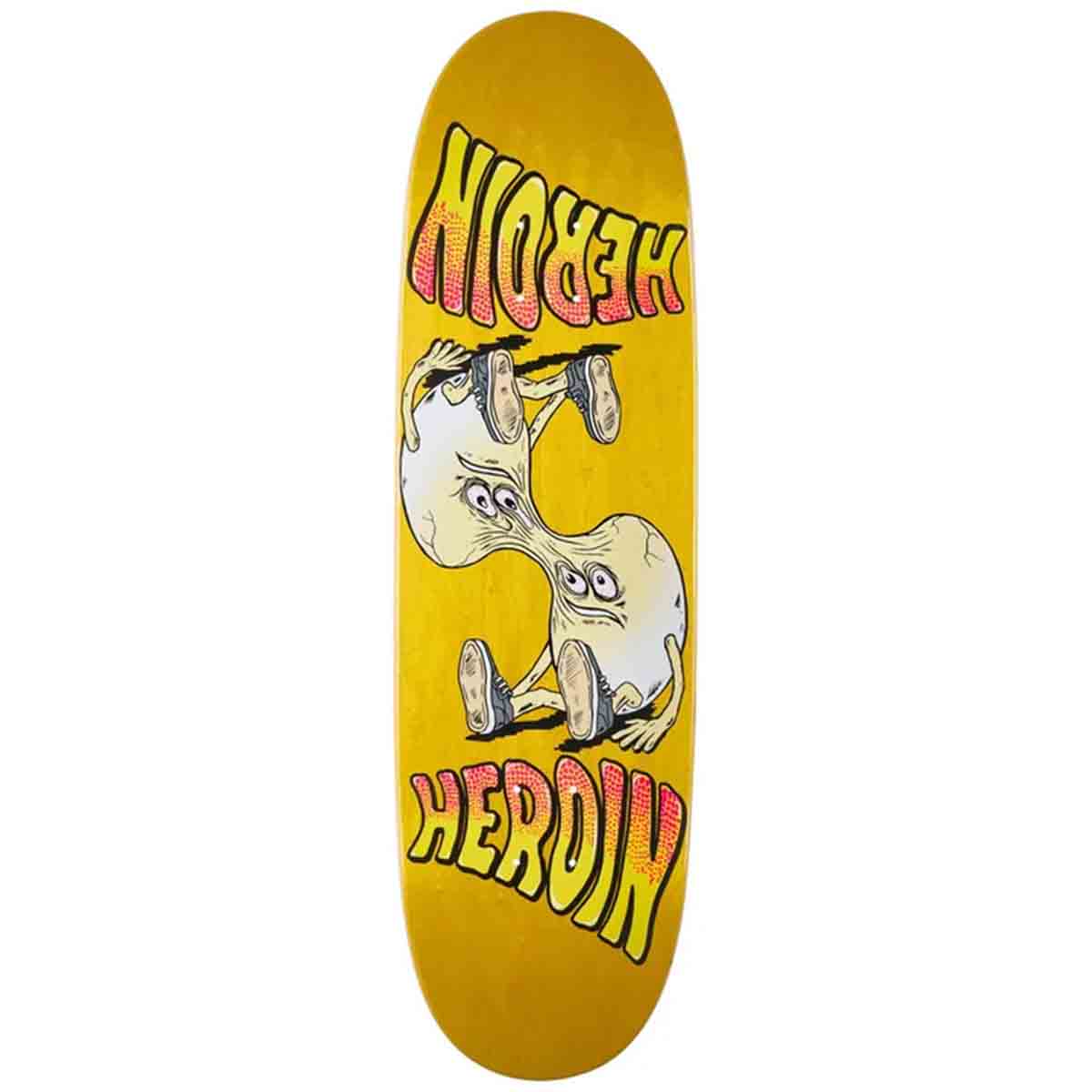 Heroin Merged Egg Yellow 8.88 Skateboard Deck