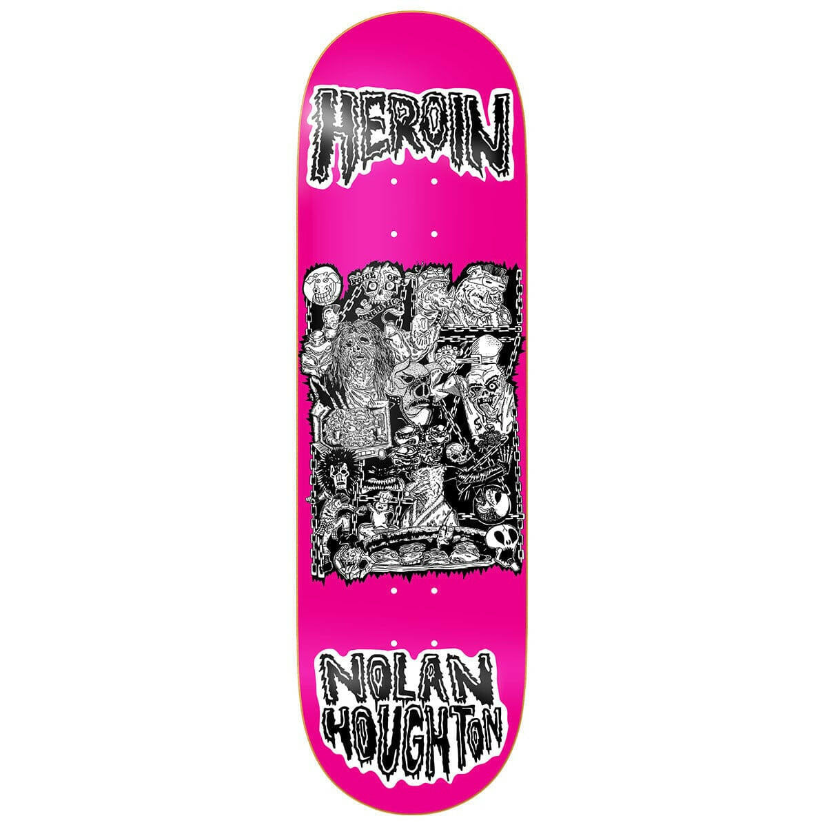 Heroin - Nolan Noughton Allegory of Fear 9.5 Skateboard Deck.