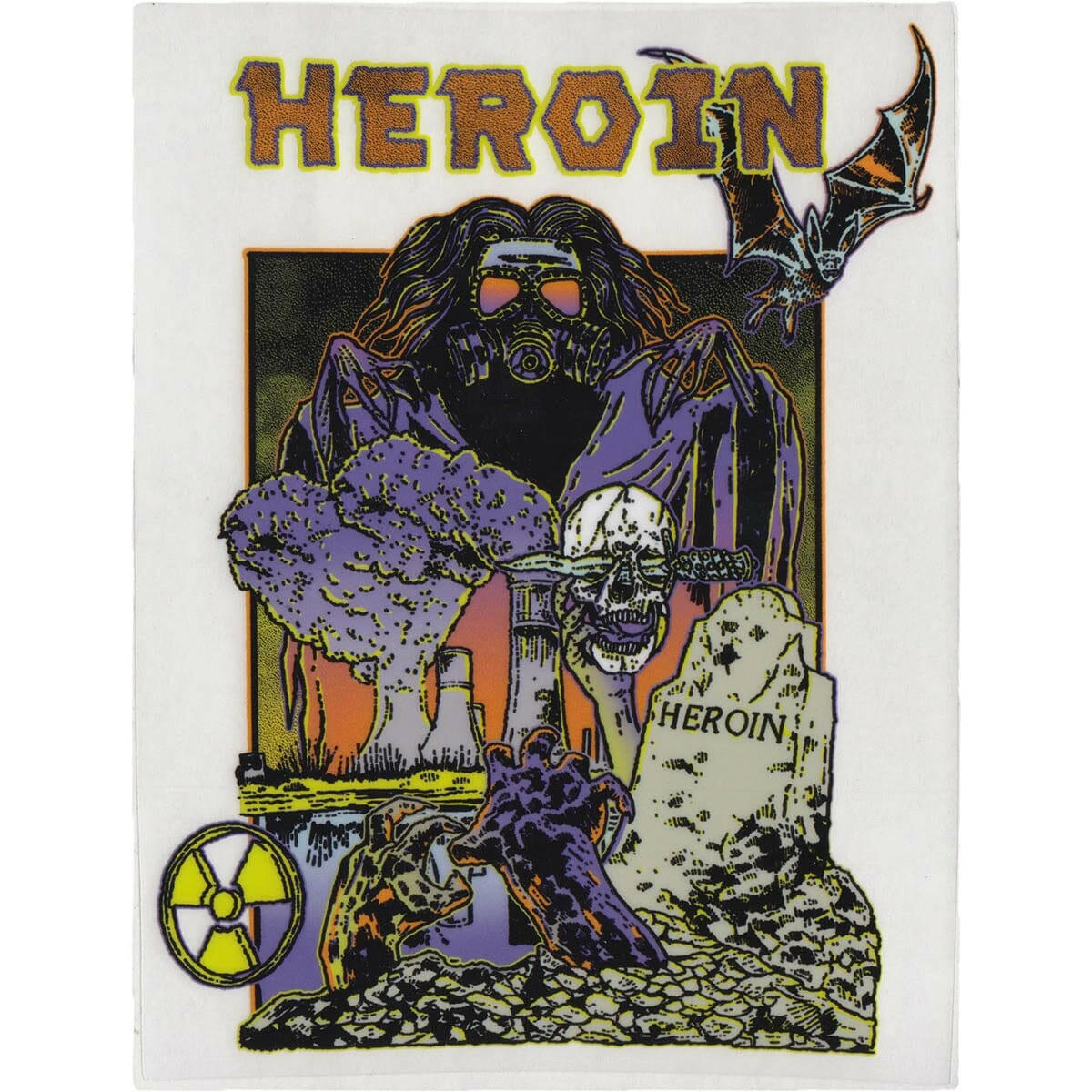 Heroin - Nolan 6" Sticker.