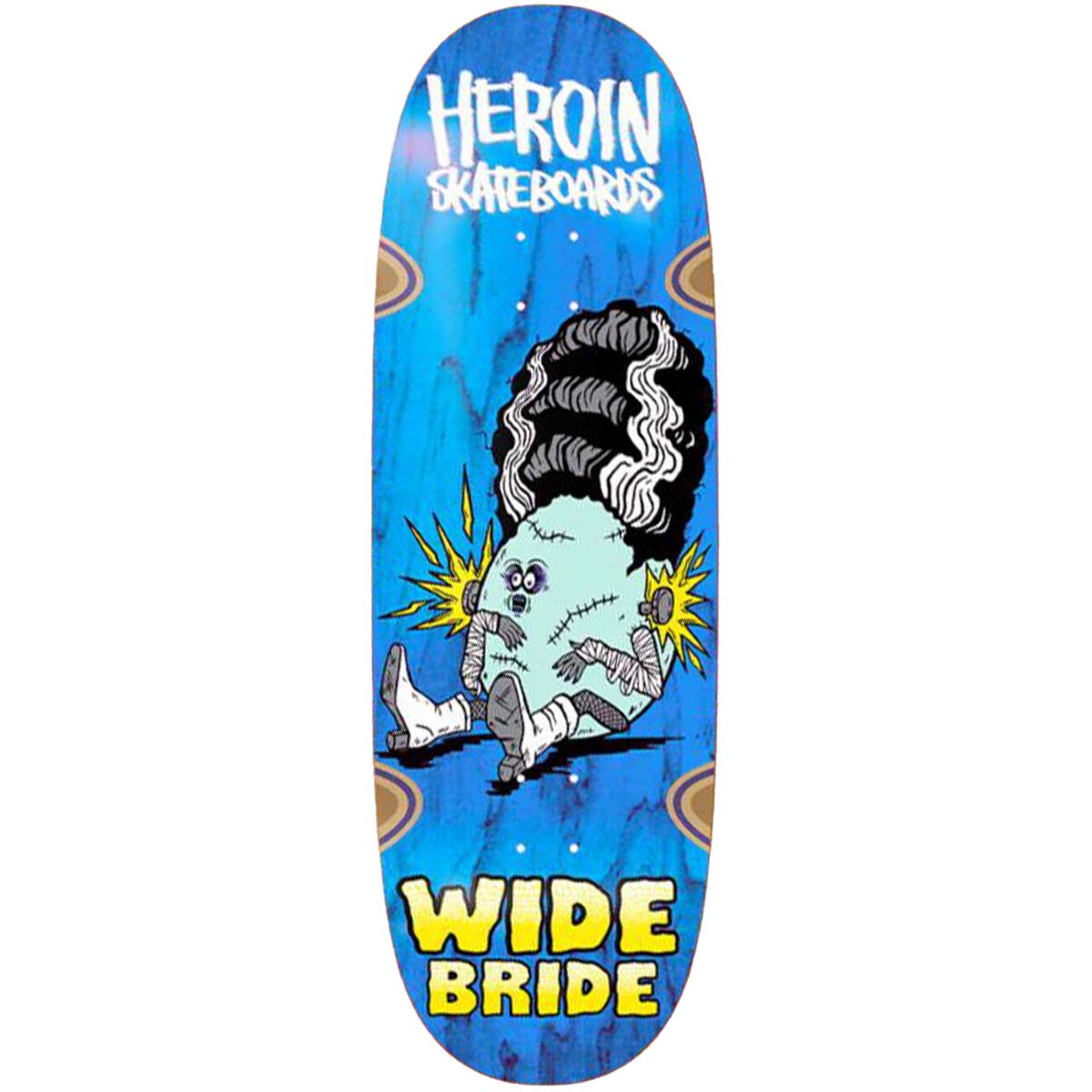 Heroin Wide Bride Blue 11.0 Skateboard Deck