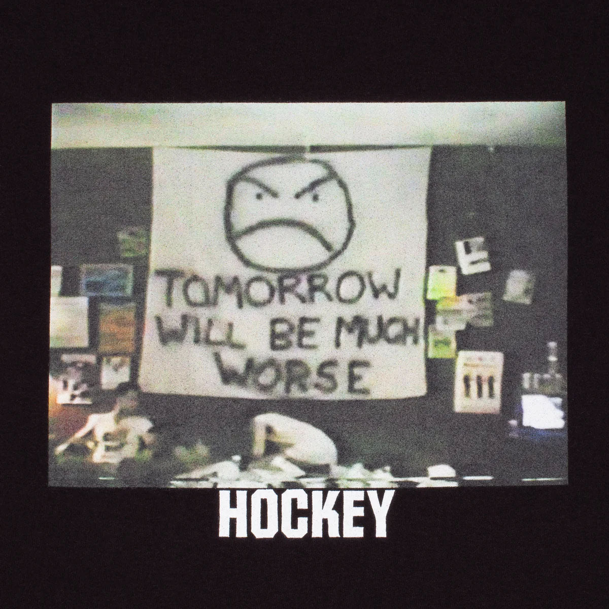 Hockey - Much Worse Tee Black