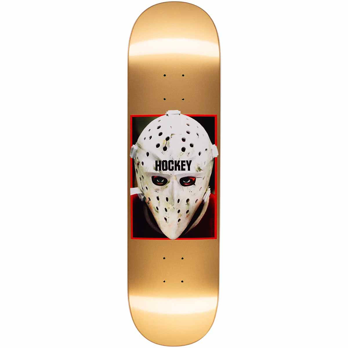 Hockey War On Ice Gold Skateboard Deck
