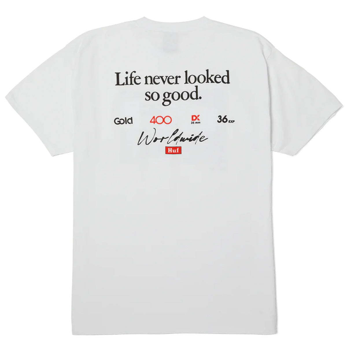 Huf - Kodak Rear View Tee White