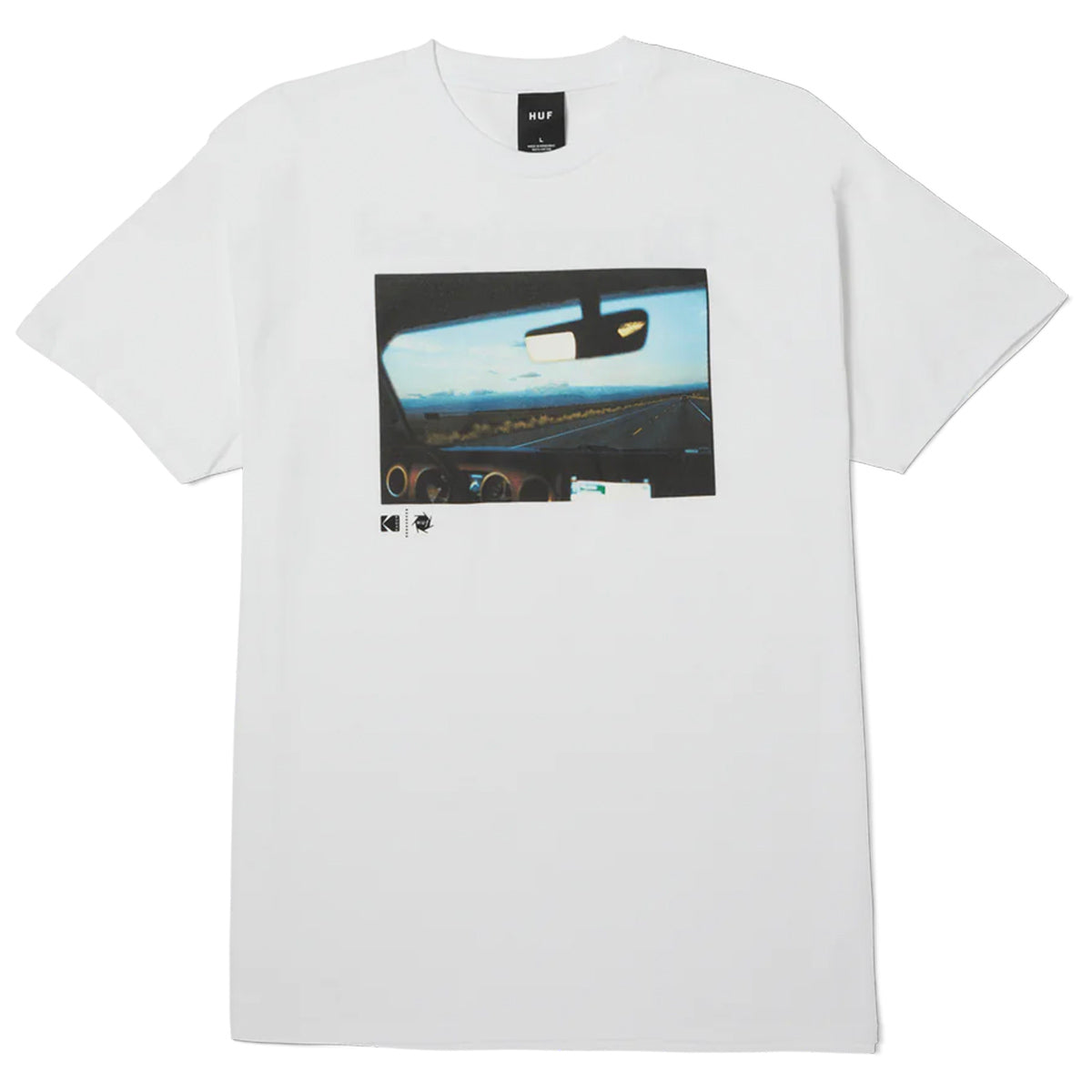 Huf - Kodak Rear View Tee White