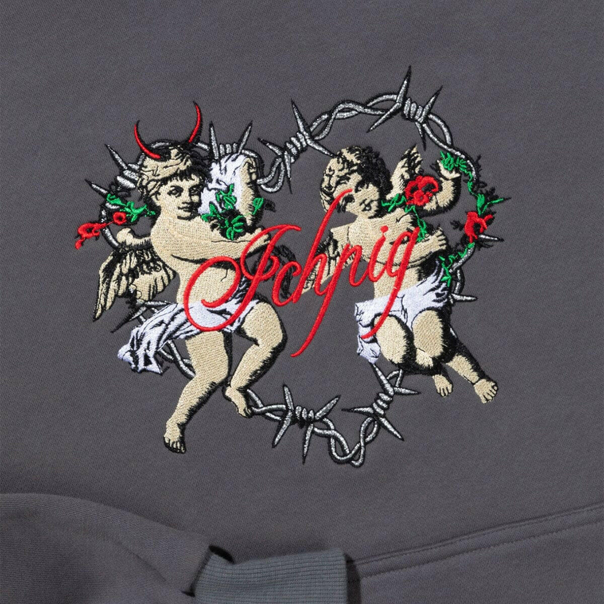 Ichpig - Cherub Heart Hoodie Metal.