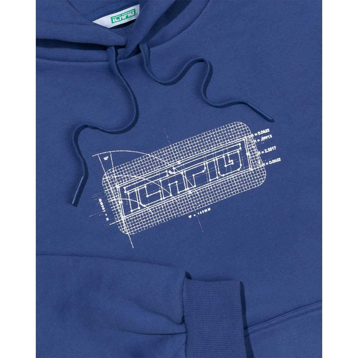 Ichpig - Drafters Pullcord Hoodie Ultramarine.