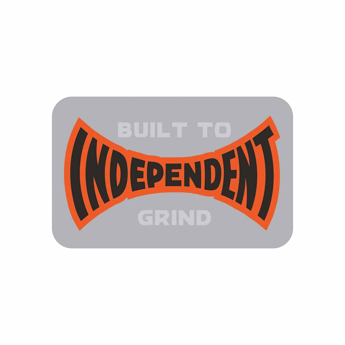 Independent Built To Grind Clear 6" Sticker