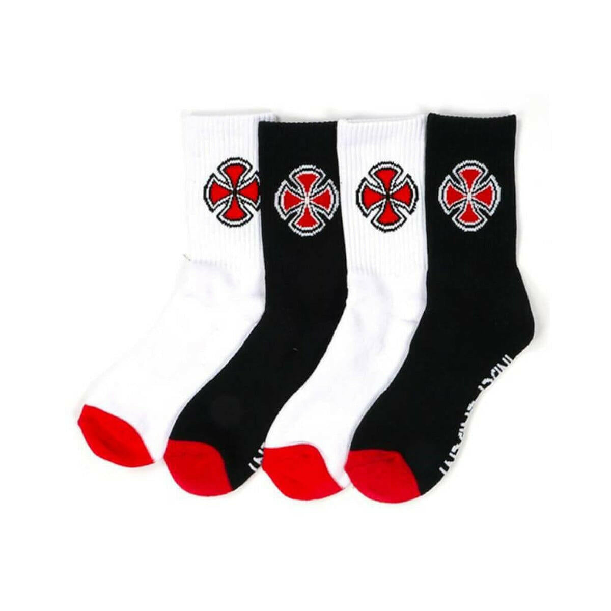 Independent - OG Cross 4 Pack Youth Socks.