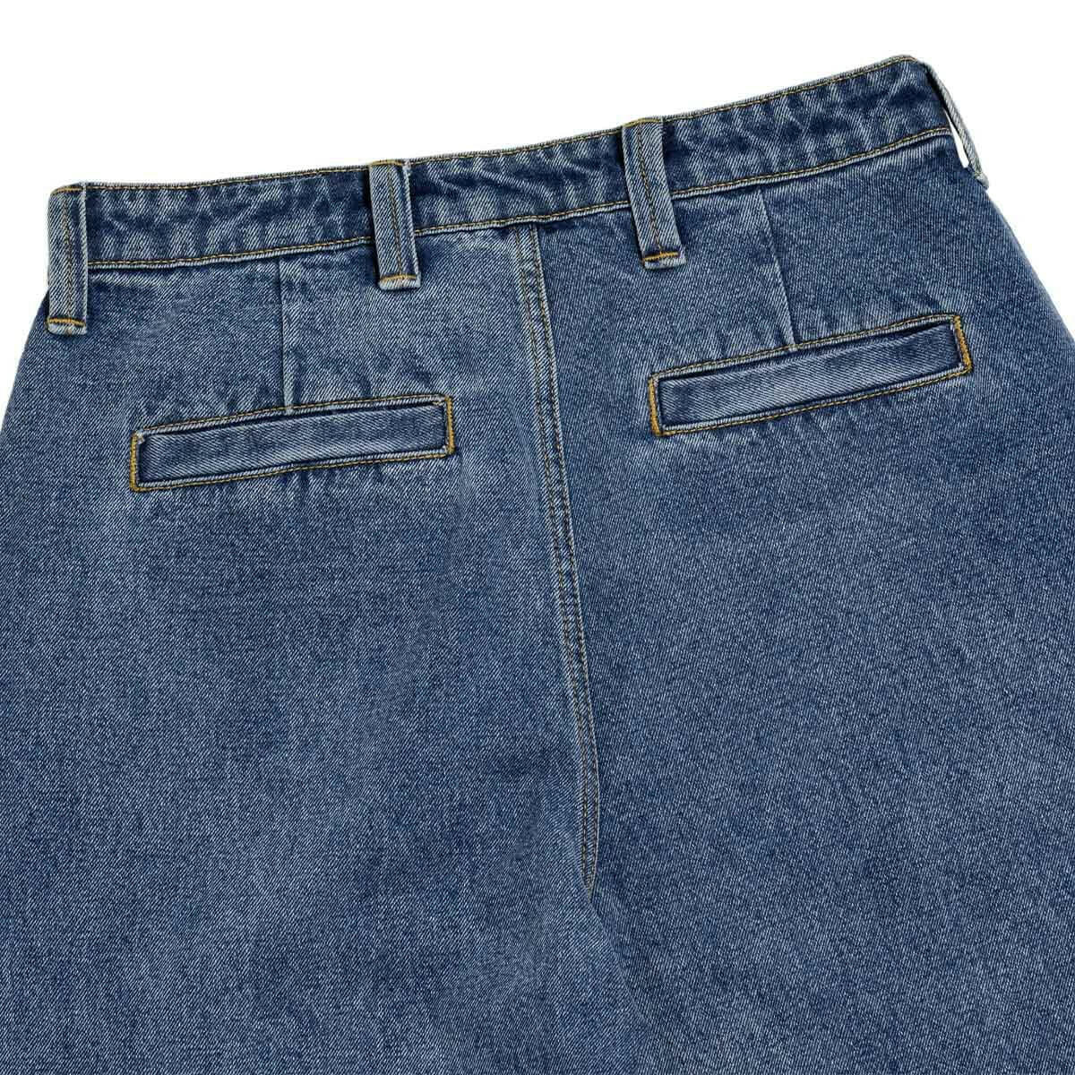 Krooked - Eyes Denim Twill Pants Stone Wash.