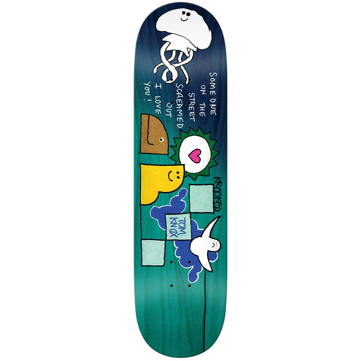 Krooked - Tom Knox On The Street 8.5 Skateboard Deck.