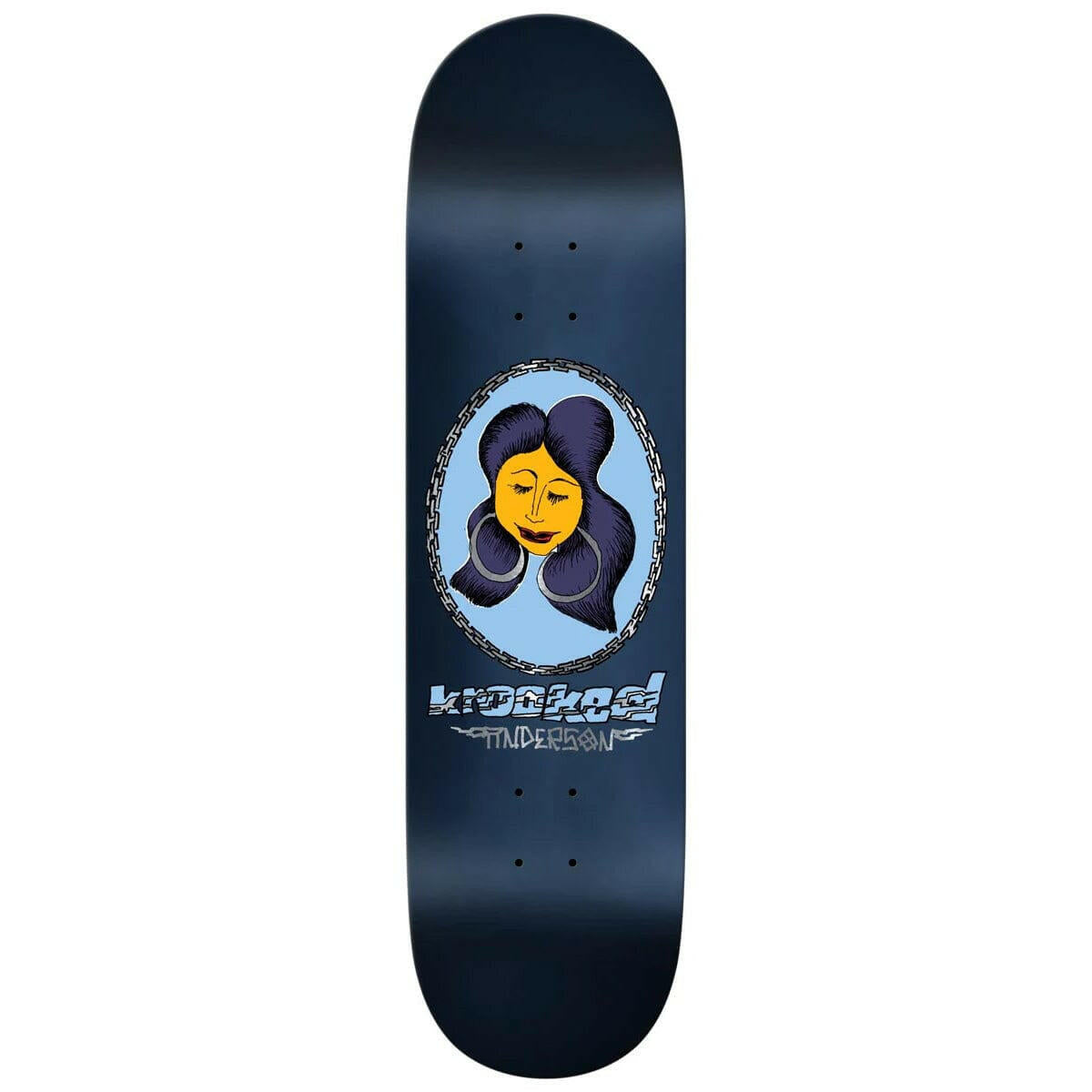 Krooked - Mike Anderson Chain Frame 8.38 Skateboard Deck.