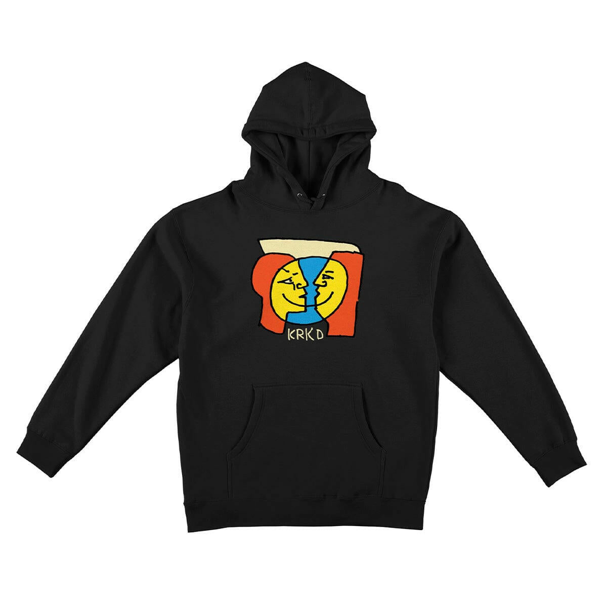 Krooked - KRKD Moonsmile Hoodie Black.